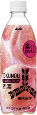 Напиток газированный Mitsuya со вкусом персика, Asahi, 500 мл