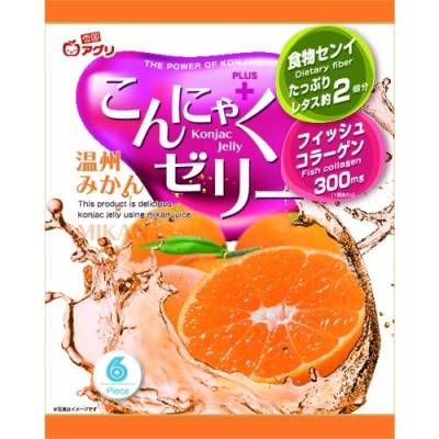 Десерт конняку желе Yukiguni Aguri, с соком мандарина, 96 гр