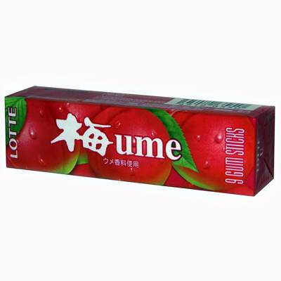 Жевательная резинка "ЛОТТЕ" UME со вкусом японской сливы