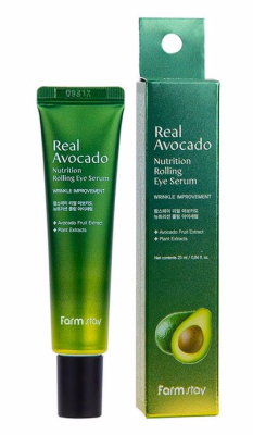 Сыворотка-роллер для кожи вокруг глаз с экстрактом авокадо, FarmStay, 25мл