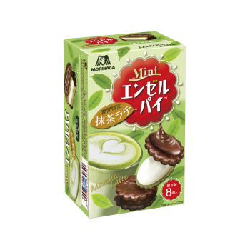 Фото Бисквиты с зеленым чаем маття,в молочном шоколаде с прослойкой из мягкого зефира, MORINAGA, 8 шт, 72 от интернет-магазина НИППОН