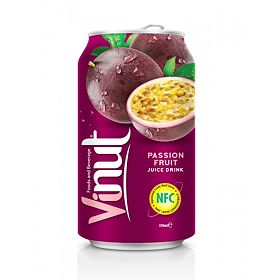Фото Напиток безалкогольный со вкусом Маракуйи, VINUT, ж\б, 330мл от интернет-магазина НИППОН