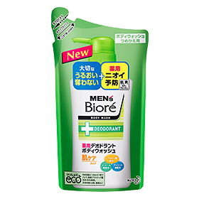 Фото Мужское мыло для тела "Men's Biore" с цветочным ароматом, см/уп, KAO, 380мл от интернет-магазина НИППОН