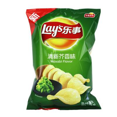 Чипсы «Lay's» со вкусом васаби, 70 гр.