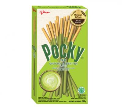 Хлебные палочки Покки Матча Милки, Pocky, 33гр