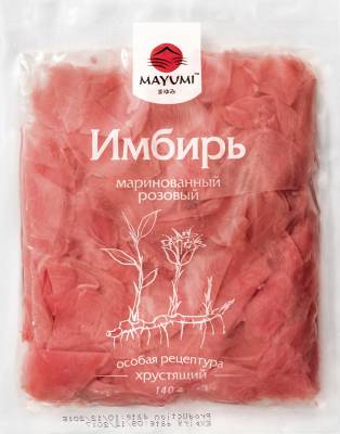 Имбирь маринованный розовый MARUMI, 1,5кг