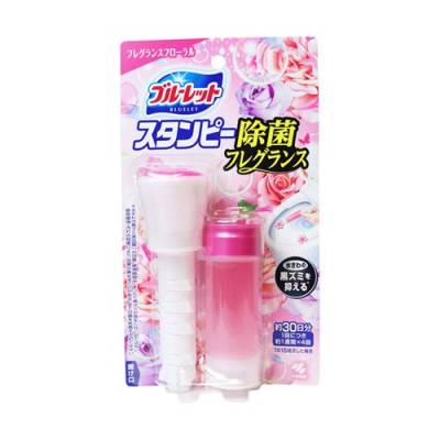 Дезодорирующий очиститель-цветок для туалетов, с нежным ароматом роз, KOBAYASHI, 28г.