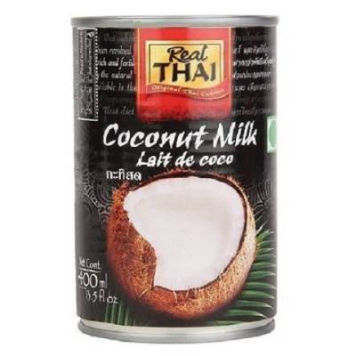 Кокосовое молоко (жирность 70%), "REAL THAI", ж/б, 400 мл