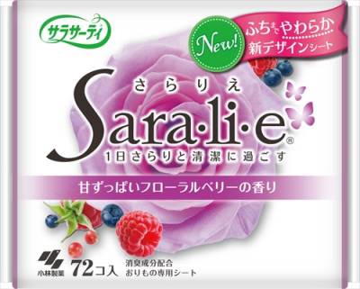 Ежедневные гигиенич.прокладки, с ароматом ягод,Sarasaty Sara･lie NaturalLinen,KOBAYASHI, 72шт