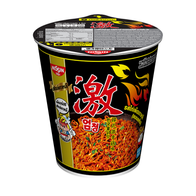 Лапша быстрого приготовления NISSIN "Острая курица по-корейски", 71 гр