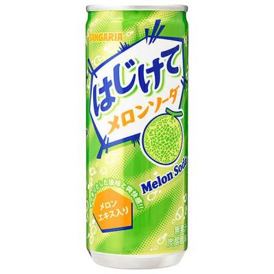 Напиток газированный SANGARIA MELON SODA со вкусом дыни, ж/б, 250 гр