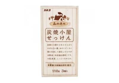 Туалетное мыло для тела, на основе древесного угля, 3 шт. х 110 гр, Kaneyo 