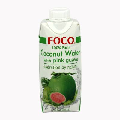 Кокосовая вода со вкусом гуавы "FOCO" Tetra Pak 330мл 