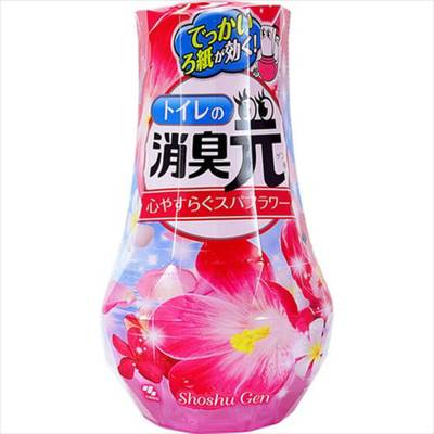 Жидкий дезодорант д/туалета с ароматом спа-цветов, Shoshugen for Toilet Spa Flower, KOBAYASHI, 400мл