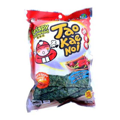 Снеки из морских водорослей со вкусом Красного перца, TAOKAENOI, 15 гр
