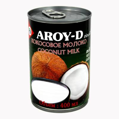 Кокосовое молоко "AROY-D" (жирность 60 %) 400мл