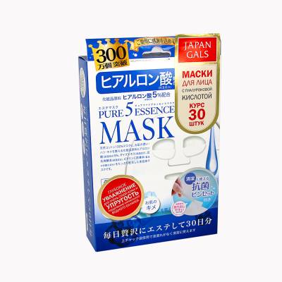 JAPAN GALS Pure5 Essence Маска с гиалуроновой кислотой 30шт