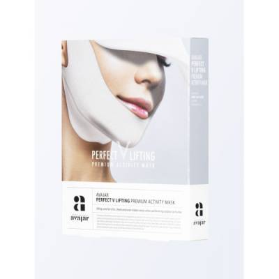 Лифтинговая маска "Activity" с SPF защитой, 1 шт, AVAJAR perfect V lifting premium activity mask