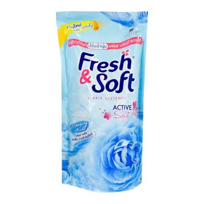 Кондиционер для белья парфюмированный Утренний Поцелуй, LION Thailand Fresh&Soft, 600 мл