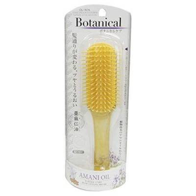 Щетка для поврежденных волос с маслом льна, для укладки волос, Botanical Amani Oil, IKEMOTO