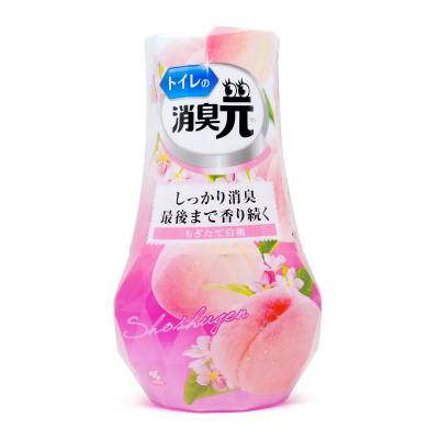Жидкий дезодорант для туалета с ароматом персика, Shoshugen for Toilet White Peach, KOBAYASHI, 400мл