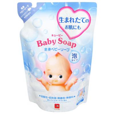 KEWPIE Детское мыло-пенка увлажняющая, запасной блок 350мл