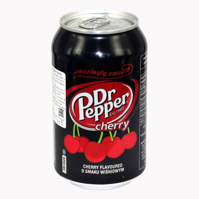 Напиток безалкогольный газированный Dr.Pepper Cherry, ж/б, 330 мл