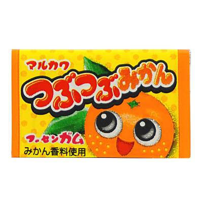 Жевательная резинка MARUKAWA "Цубуцубу мандарин"