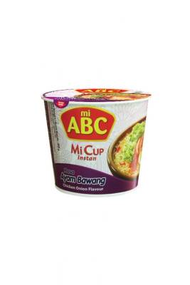 Лапша б/п ТМ "Mi ABC" со вкусом "Курица с зелёным луком" (Ayam Bawang) в стакане, 60 гр