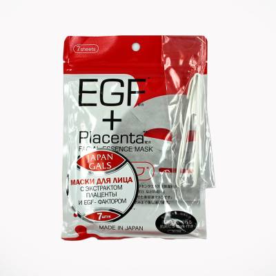 JAPAN GALS Placenta + Маска с плацентой и EGF фактором 7шт