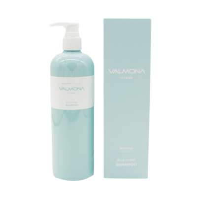 Шампунь для волос УВЛАЖНЕНИЕ Recharge Solution Blue Clinic Shampoo, 480 мл, VALMONA