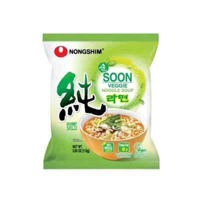 Лапша быстрого приготовления Сун Вегги овощная (пачка), Nongshim, 112 г