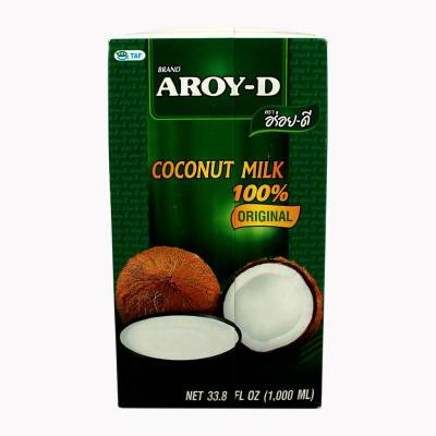 Кокосовое молоко "AROY-D" 60% мякоти, жирность 18%, 1л