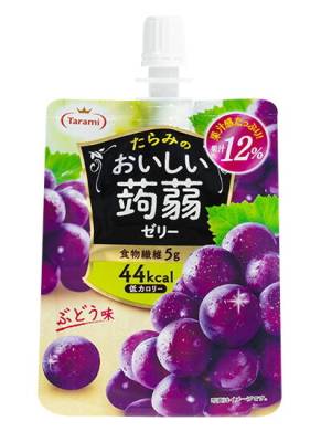 Желе питьевое Конняку со вкусом винограда, Tarami, 150 гр.