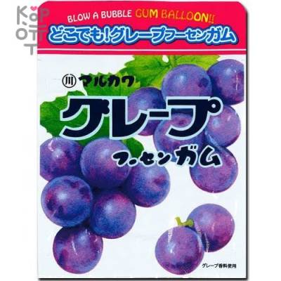 Резинка жевательная Marukawa "Виноград", 47 гр
