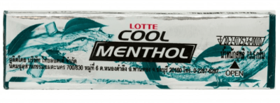 Резинка жевательная КУЛ МЕНТОЛ, Lotte Cool Menthol, 13,5 гр