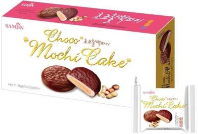 Моти в шоколаде с арахисом, Choco Mochi Cake, 31 гр*6шт
