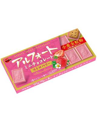 Шоколад BOURBON клубничный, Alfort Mini Strawberry, 55 гр