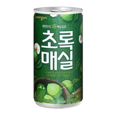 Напиток со вкусом зеленой сливы, Woongjin, 180 мл