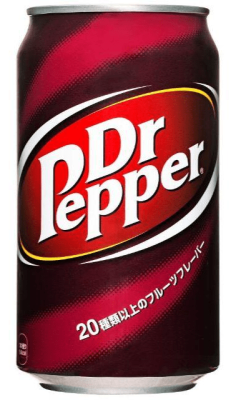 Напиток газированный DR. PEPPER, ж/б, Япония, 350 мл