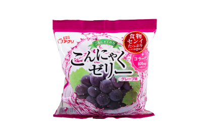 Десерт конняку желе Yukiguni Aguri, с соком винограда, 96 гр
