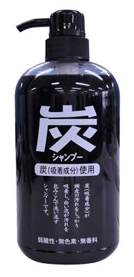 Charcoal shampoo Шампунь для волос с древесным углем, 600мл