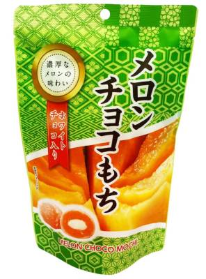 Моти со вкусом Дыни, MELON CHOCO MOCHI, Okabe, 130 гр